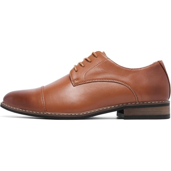 Men\'s Brown 1 Oxford Formal Dress Business Comfortable Classic Lace Up Shoes main image 4